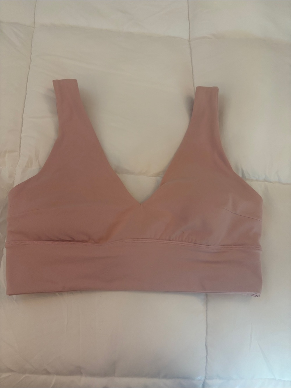 lululemon athletica Soft V-Neck Bralette - Dusty Rose